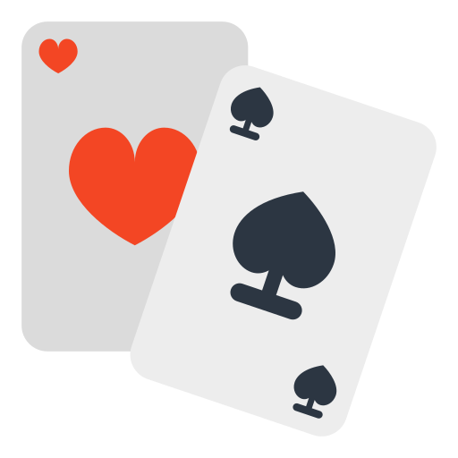 An illustration of poker cards representing playing poker online using Crypto currency