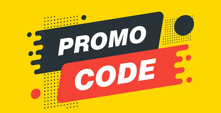 A graphic displaying the words Promo Code, illustrating the great discounts often offered by Bovada at different times of the year